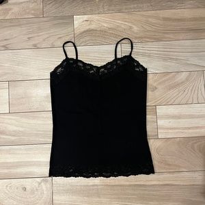 Van Heusen - Black Lace Cami (XS)